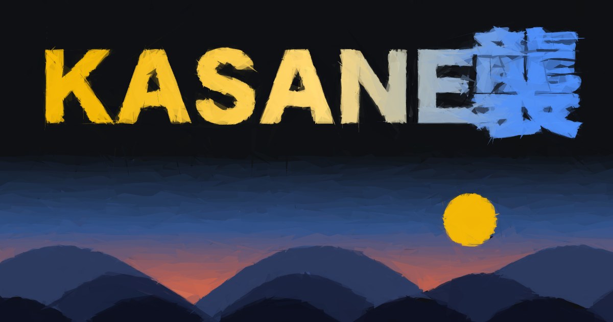 KASANE 作品的几何图像近似画面